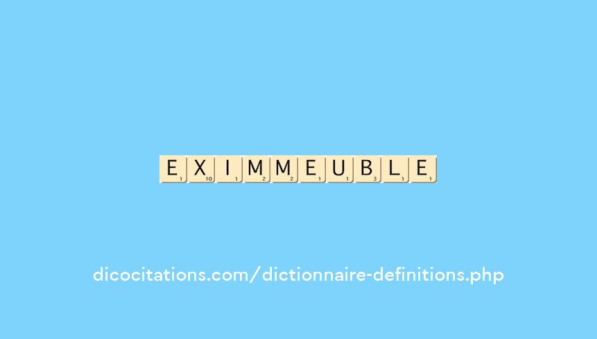ex-immeuble