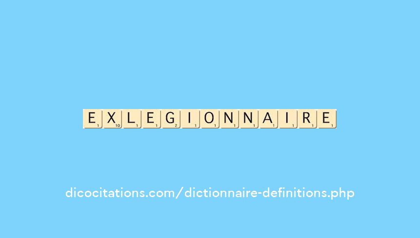 ex-legionnaire ex-legionnaire