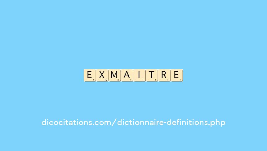 ex-maitre ex-maitre