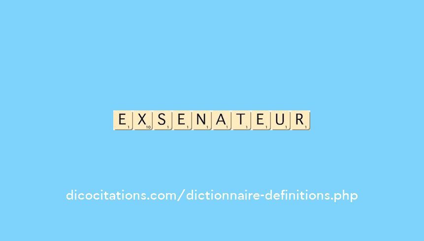 ex-senateur