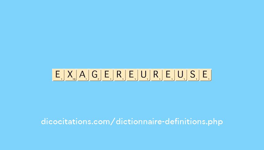 exagereur--euse exagereur--euse