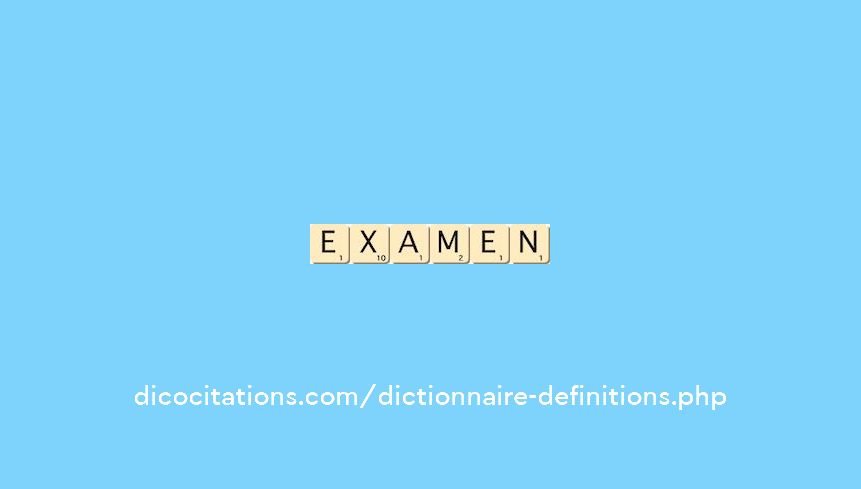 examen