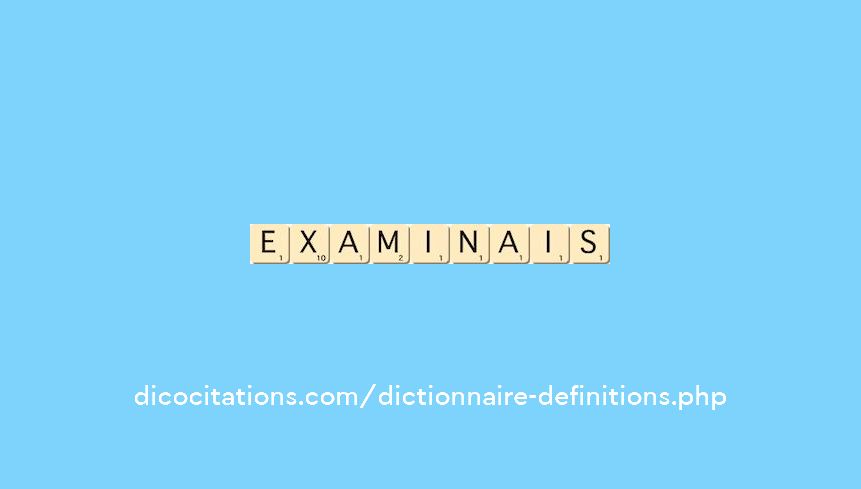 examinais