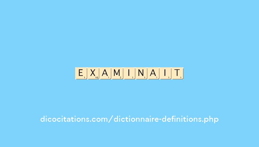 examinait