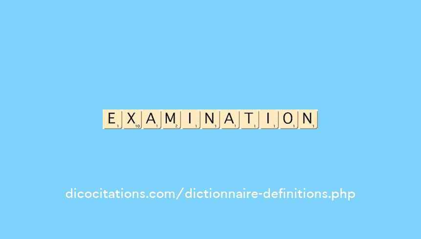 examination examination