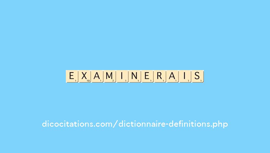 examinerais examinerais