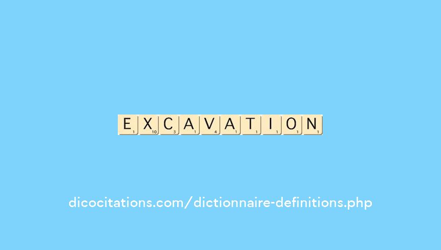 excavation