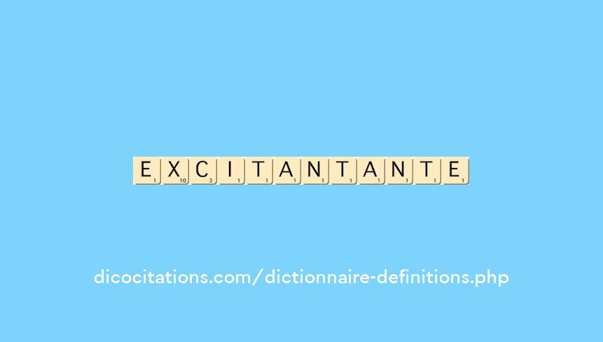 excitant--ante