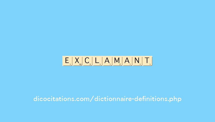 exclamant exclamant