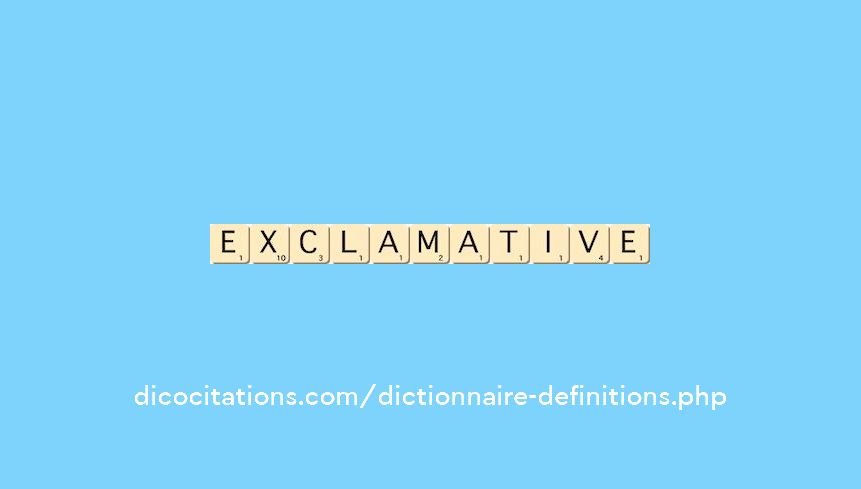exclamative exclamative