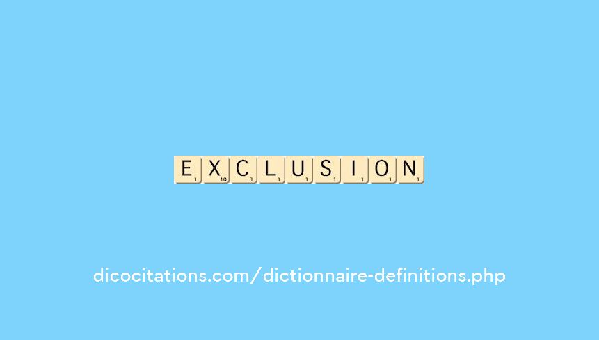 exclusion exclusion