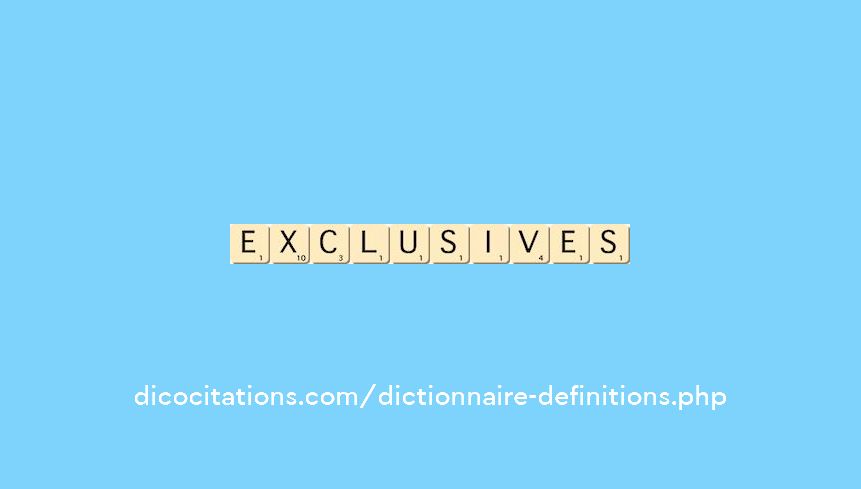 exclusives exclusives