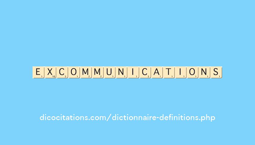 excommunications