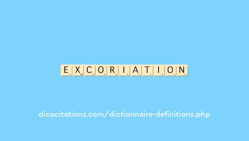 excoriation