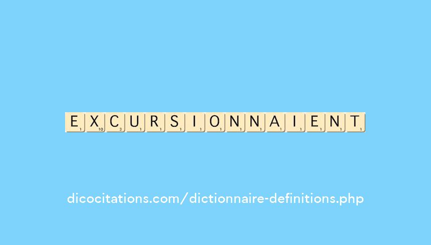 excursionnaient