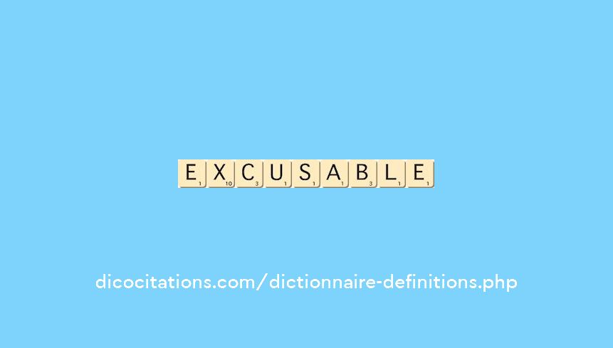 excusable