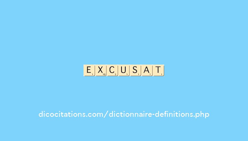 excusat excusat
