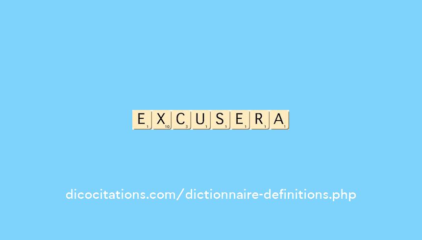 excusera excusera