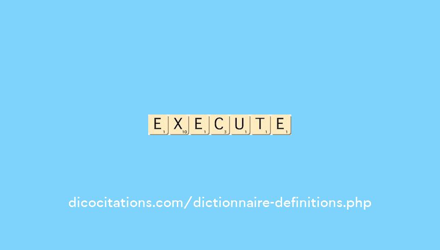execute execute