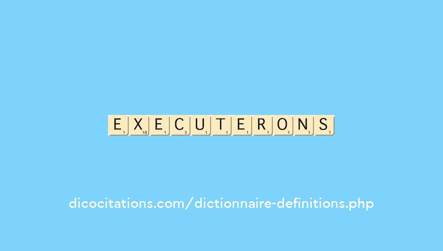 executerons executerons