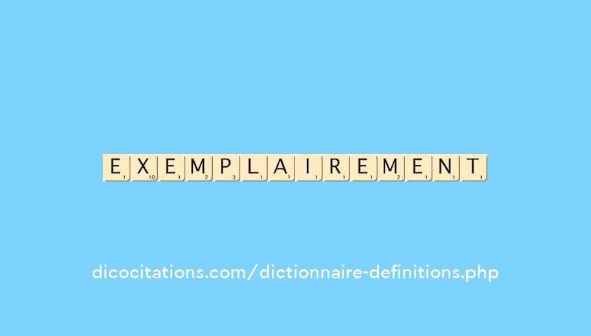 exemplairement