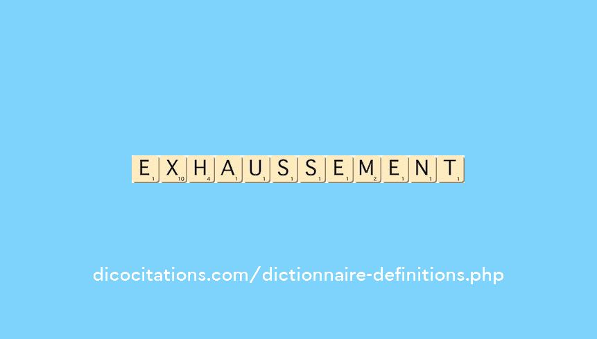 exhaussement