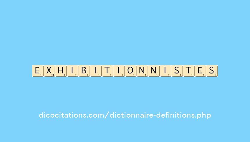 exhibitionnistes exhibitionnistes