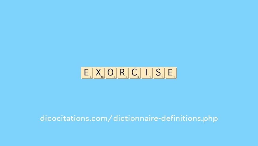 exorcise