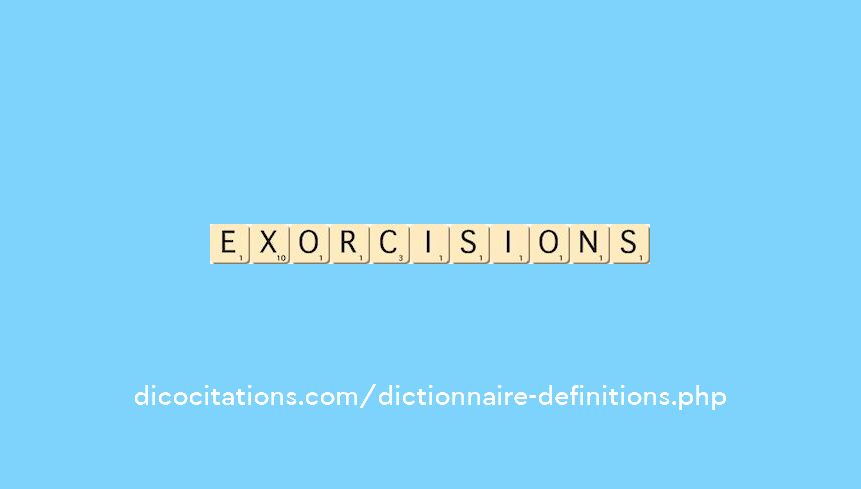 exorcisions exorcisions