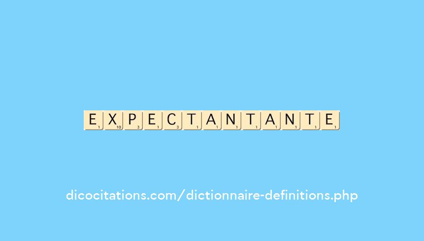 expectant--ante