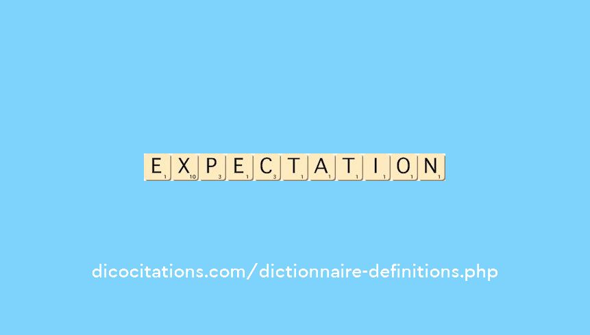 expectation