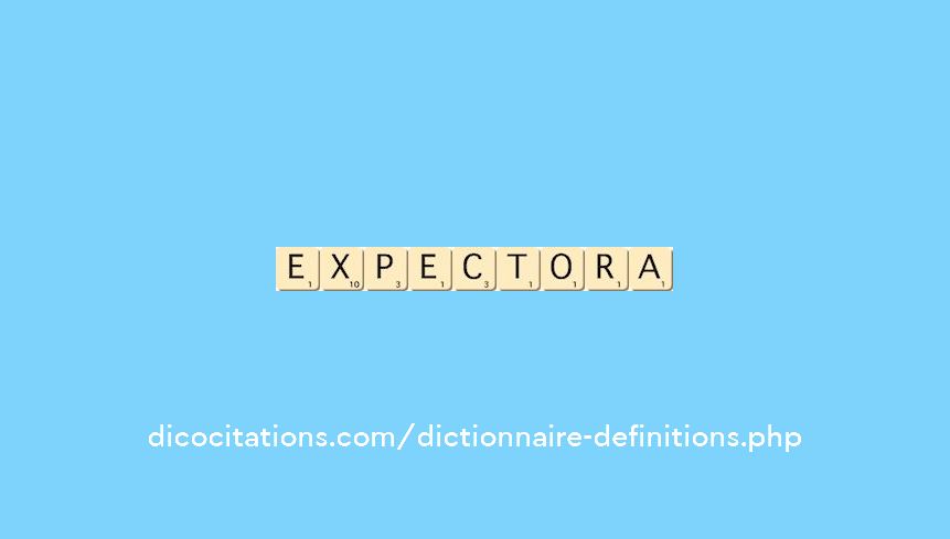 expectora expectora