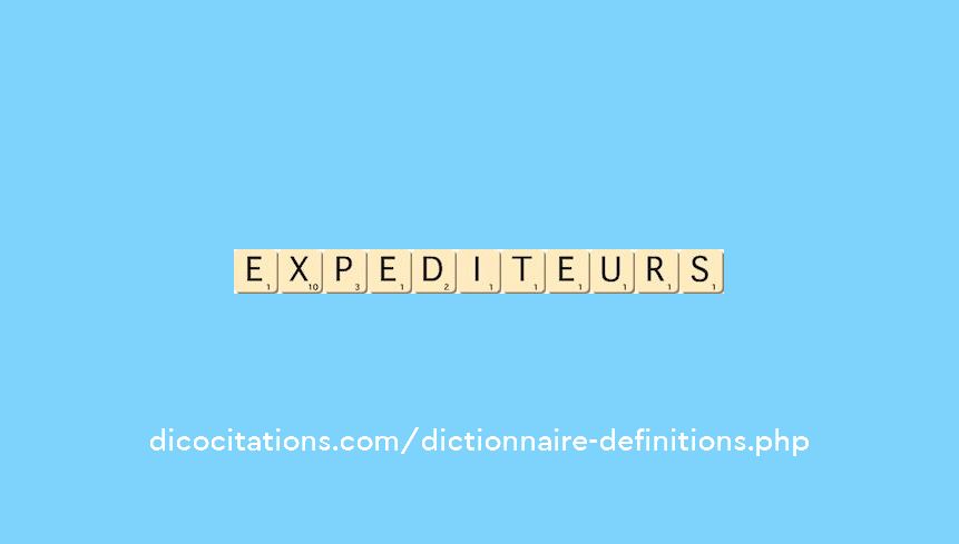 expediteurs