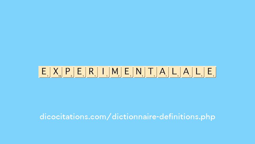 experimental--ale