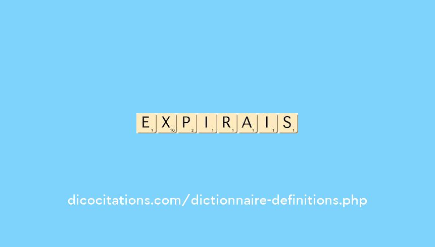 expirais expirais