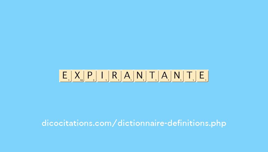 expirant--ante