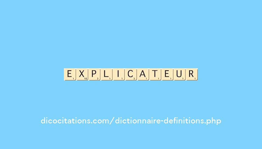 explicateur