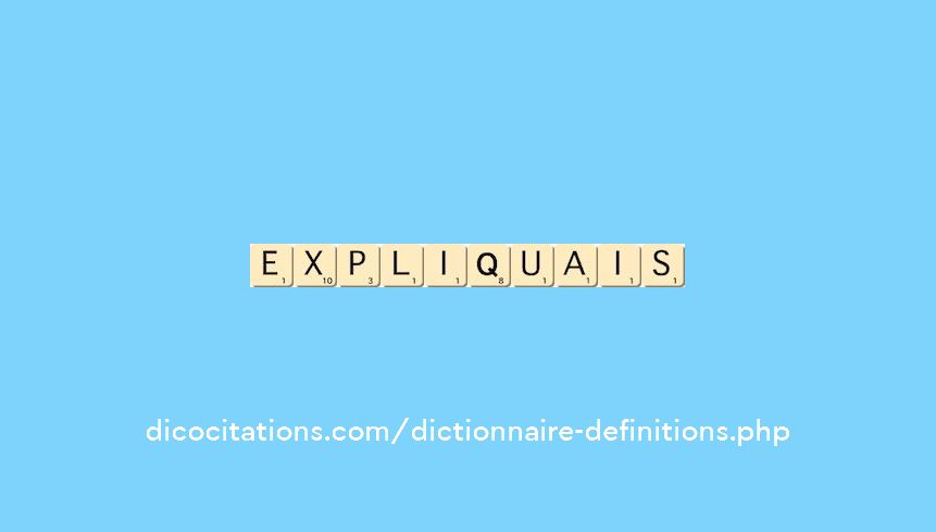 expliquais expliquais