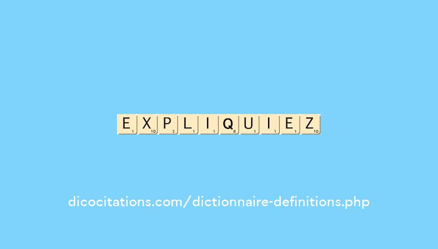 expliquiez expliquiez