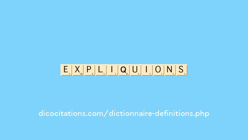 expliquions expliquions