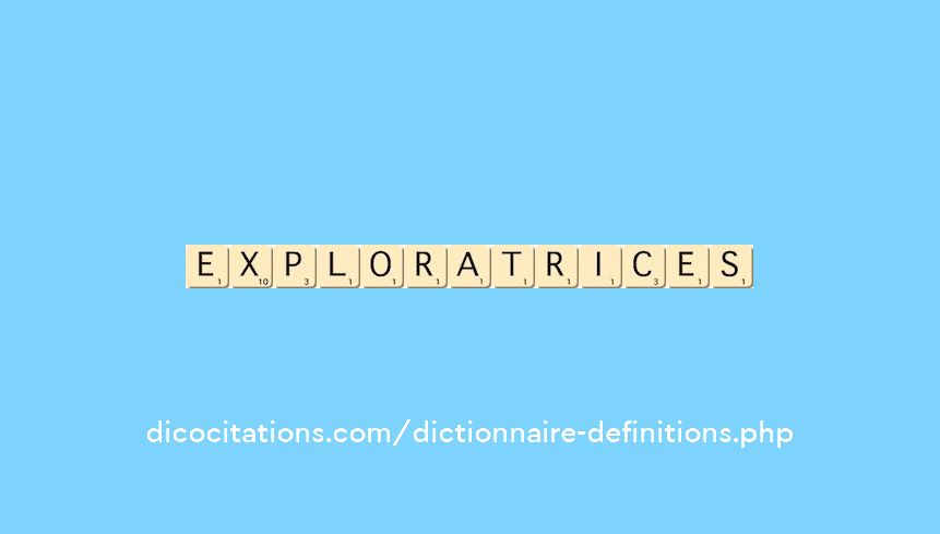 exploratrices exploratrices