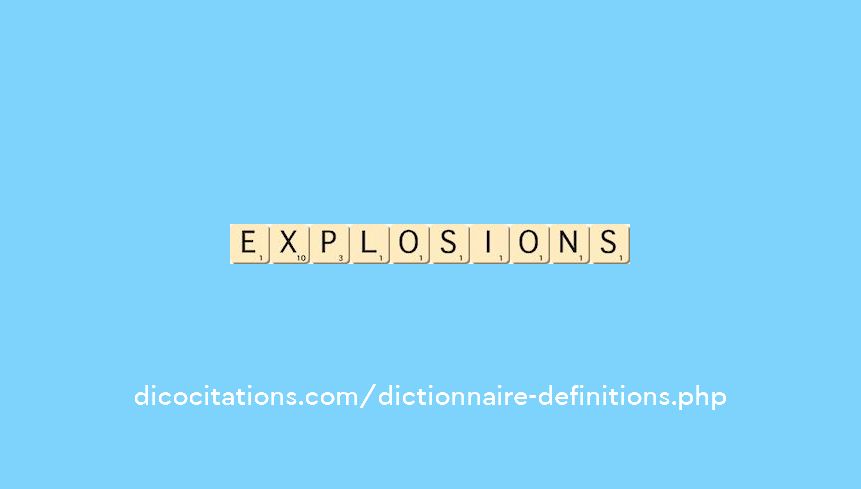 explosions explosions