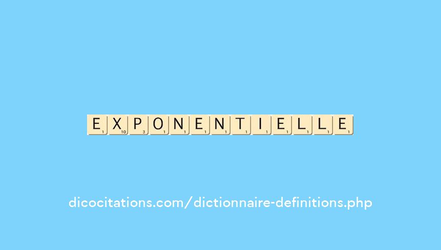 exponentielle exponentielle
