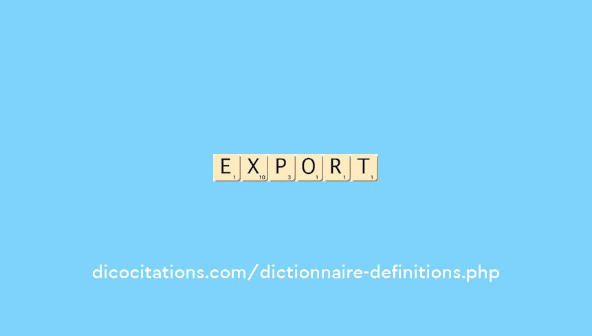 export export