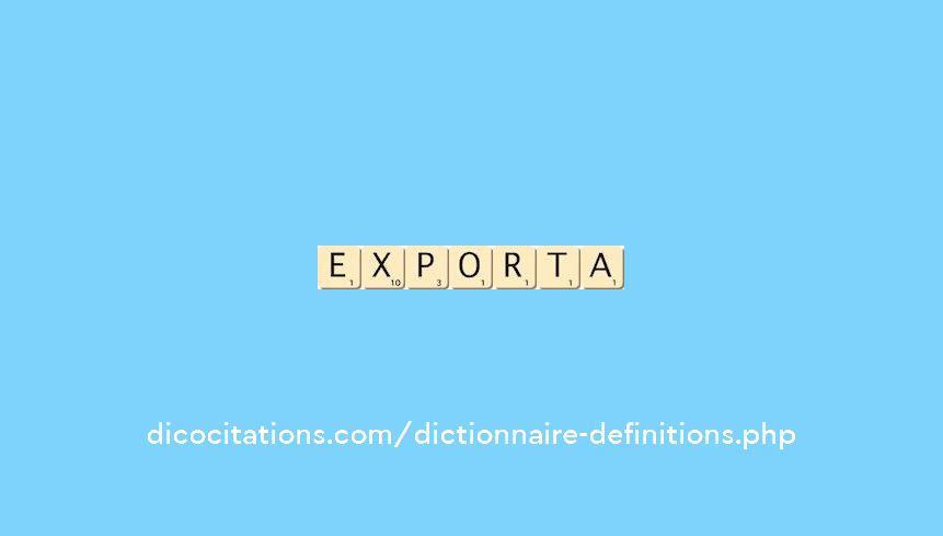 exporta exporta