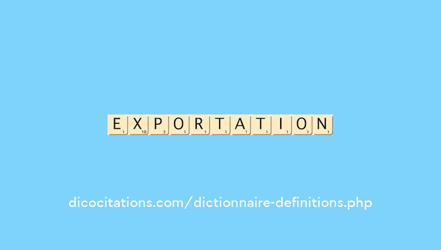 exportation