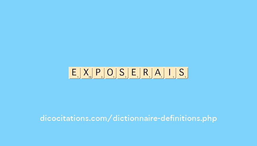 exposerais