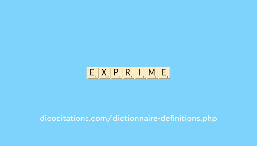 exprime exprime