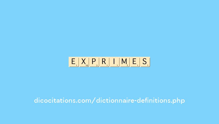exprimes