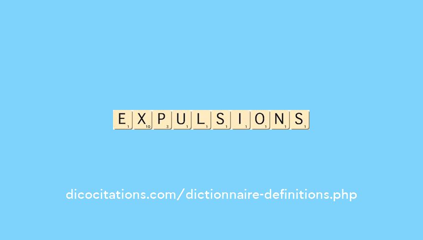 expulsions